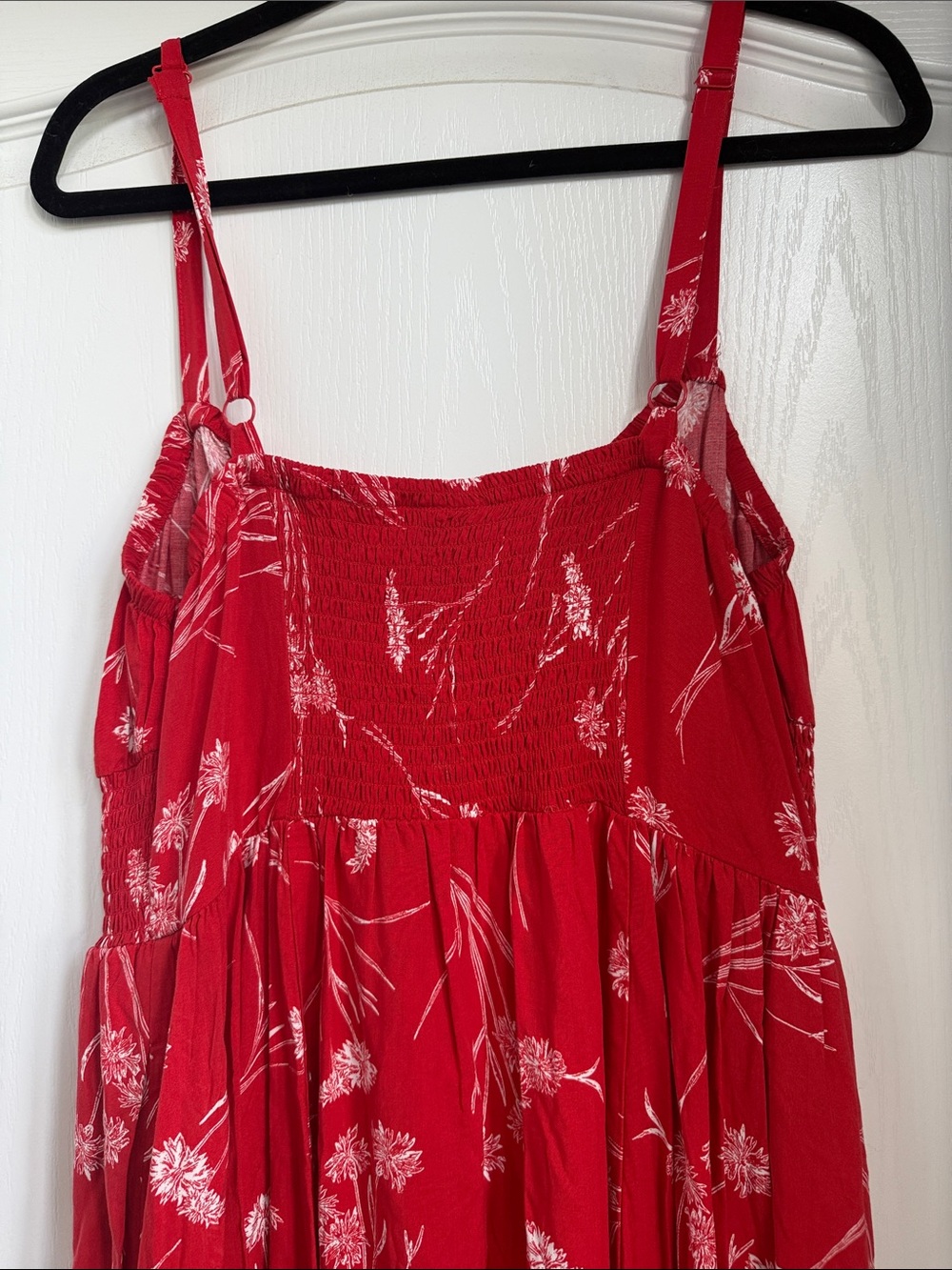 Torrid Red Floral Maxi Sun Dress with Pockets! - Picture 5 of 6
